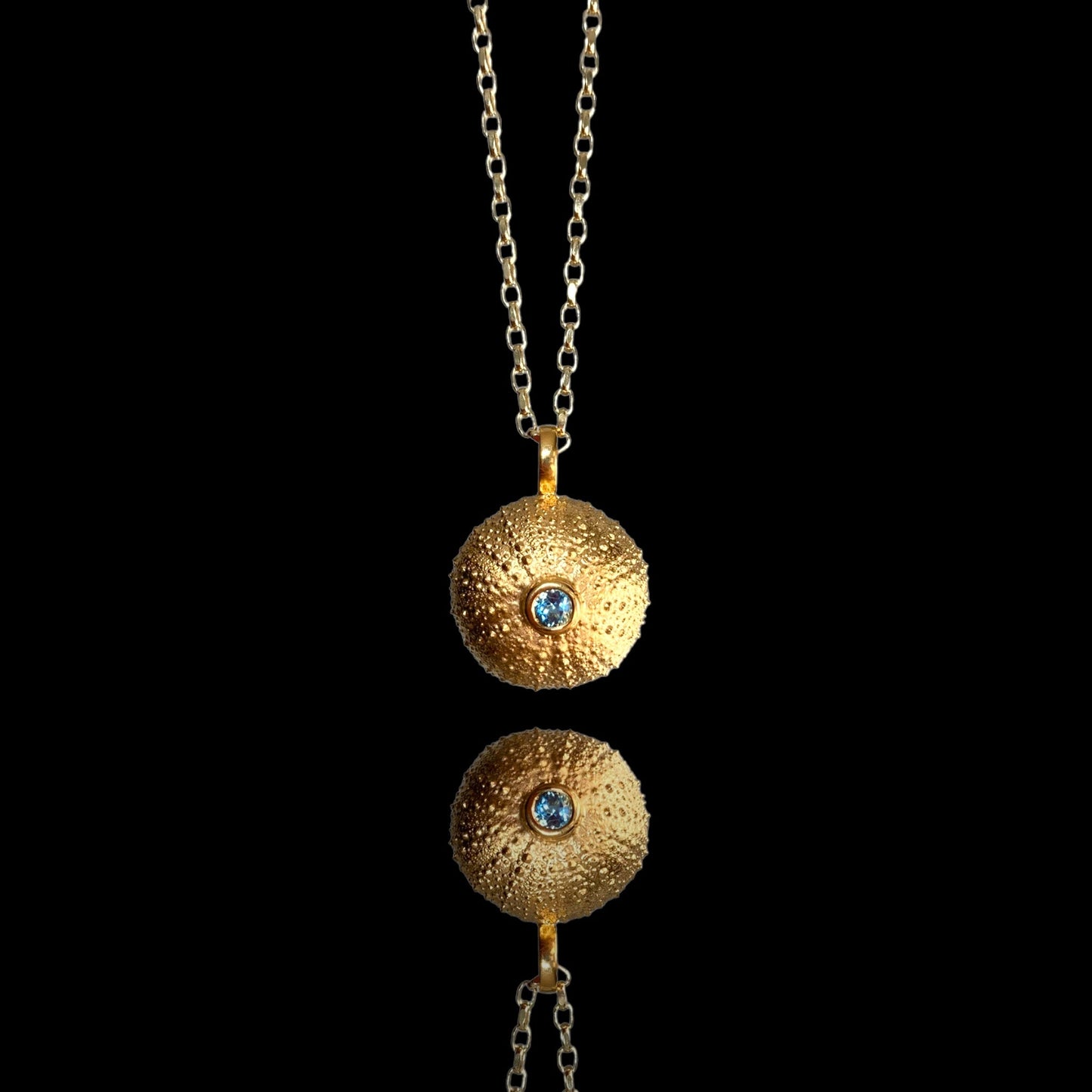 Sea Urchin Necklace in Gold vermeil - BKBLondon