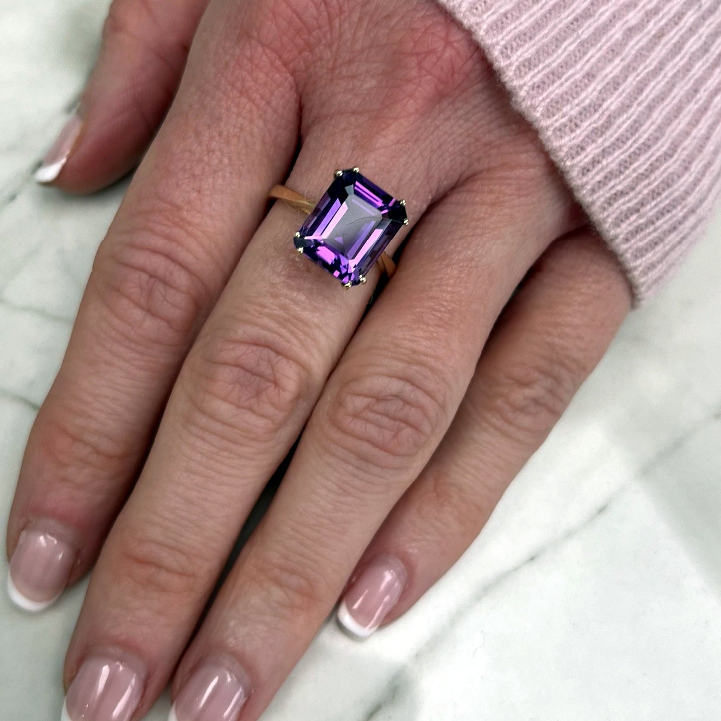 Statement Rings with Topaz or Amethyst - BKBLondon