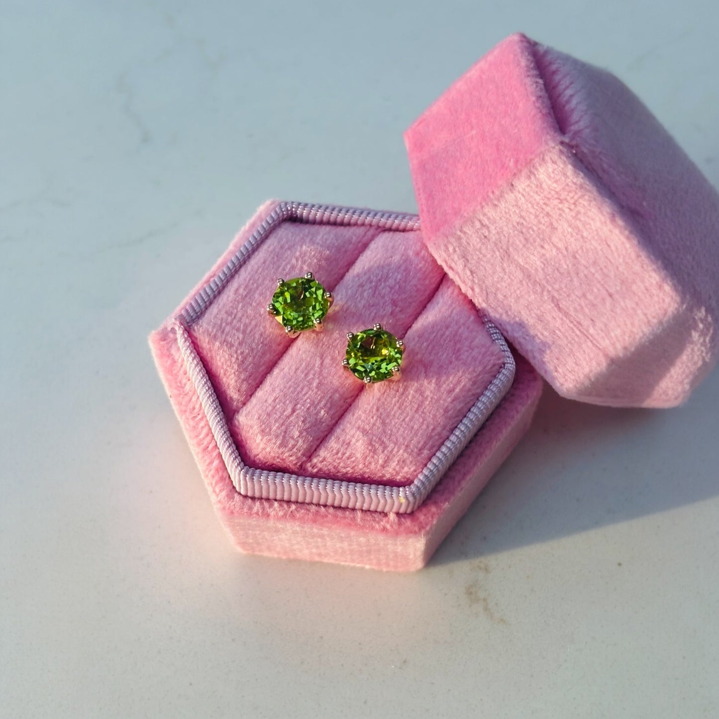 Gold Statement Stud Earrings