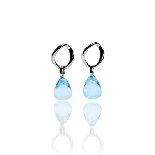 Topaz drop earrings