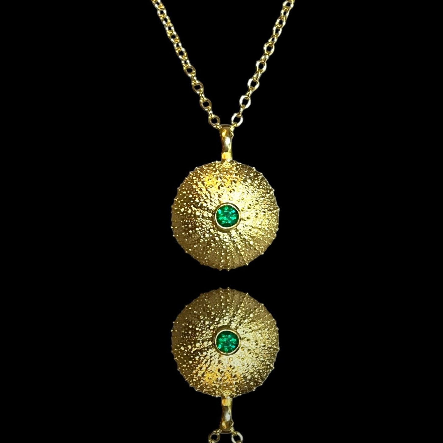 Sea Urchin Necklace in Gold vermeil - BKBLondon