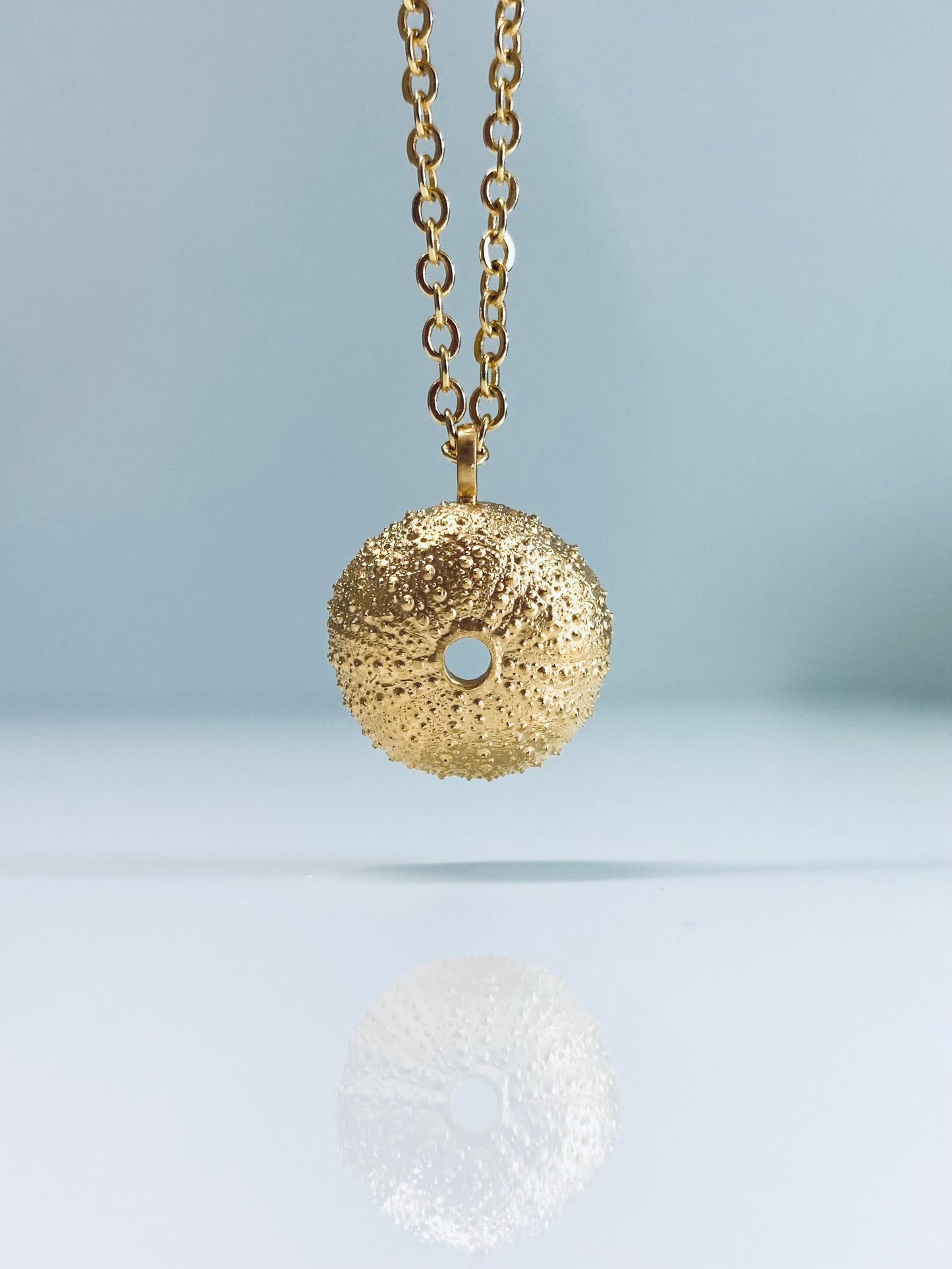 Golden Sea Urchin necklace