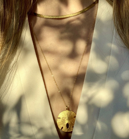 Small Sand Dollar Necklace - BKBLondon